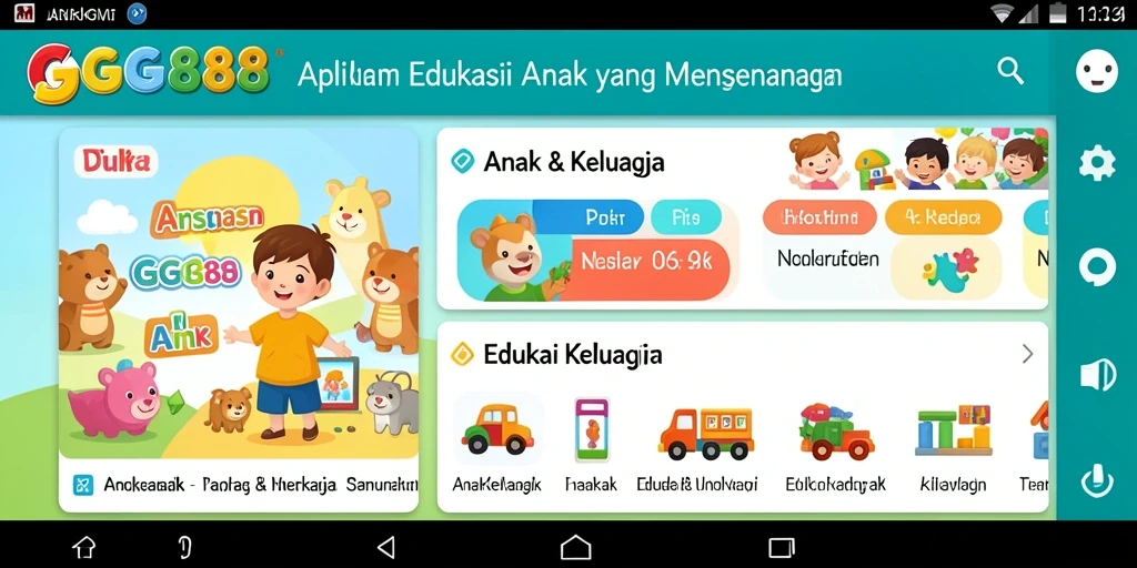 Tampilan antarmuka GGG888 yang interaktif dan penuh warna.