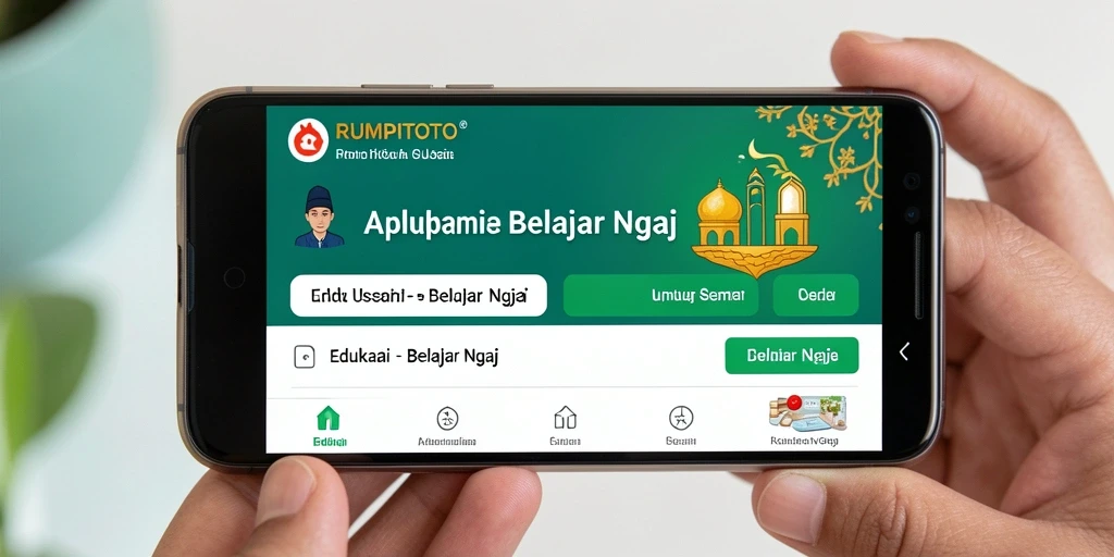 Tampilan antarmuka RUMPITOTO yang menarik dan fungsional.