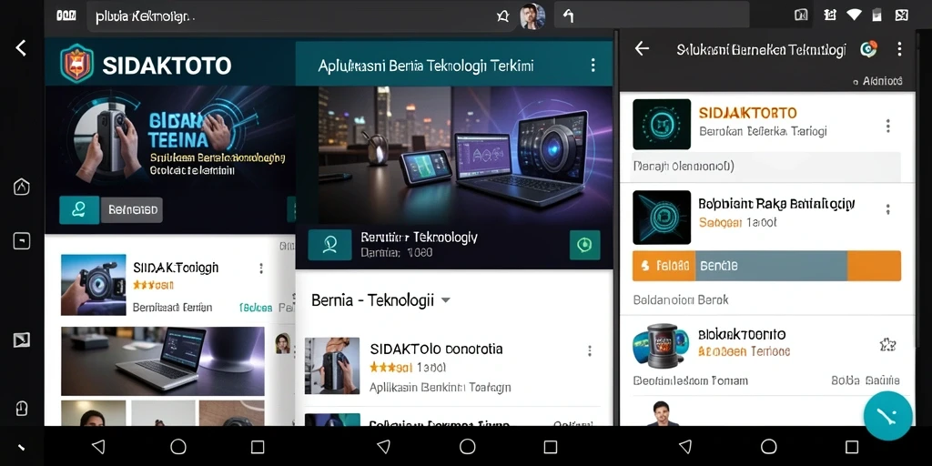 Tampilan antarmuka SIDAKTOTO yang modern dan minimalis.